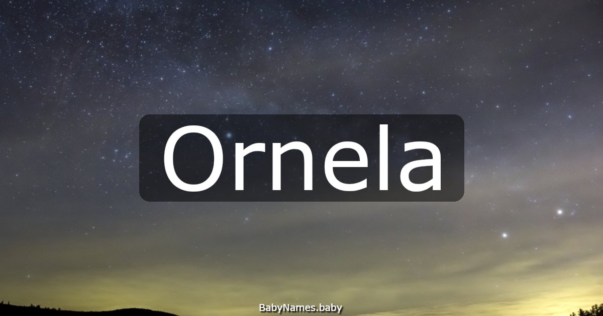Ornela