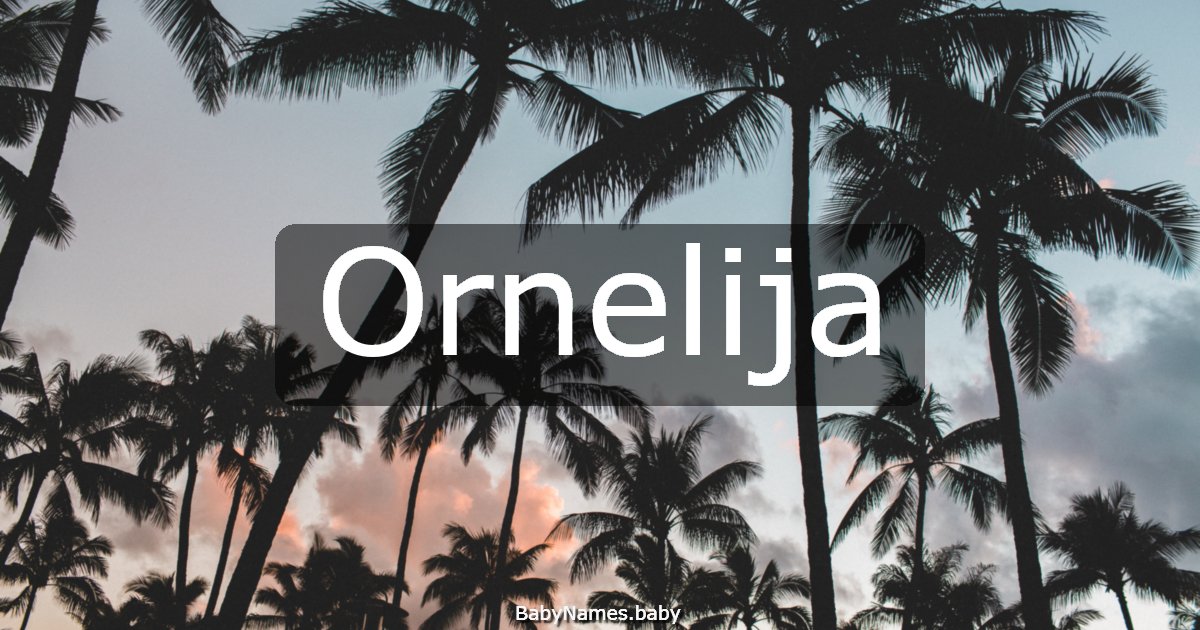 Ornelija