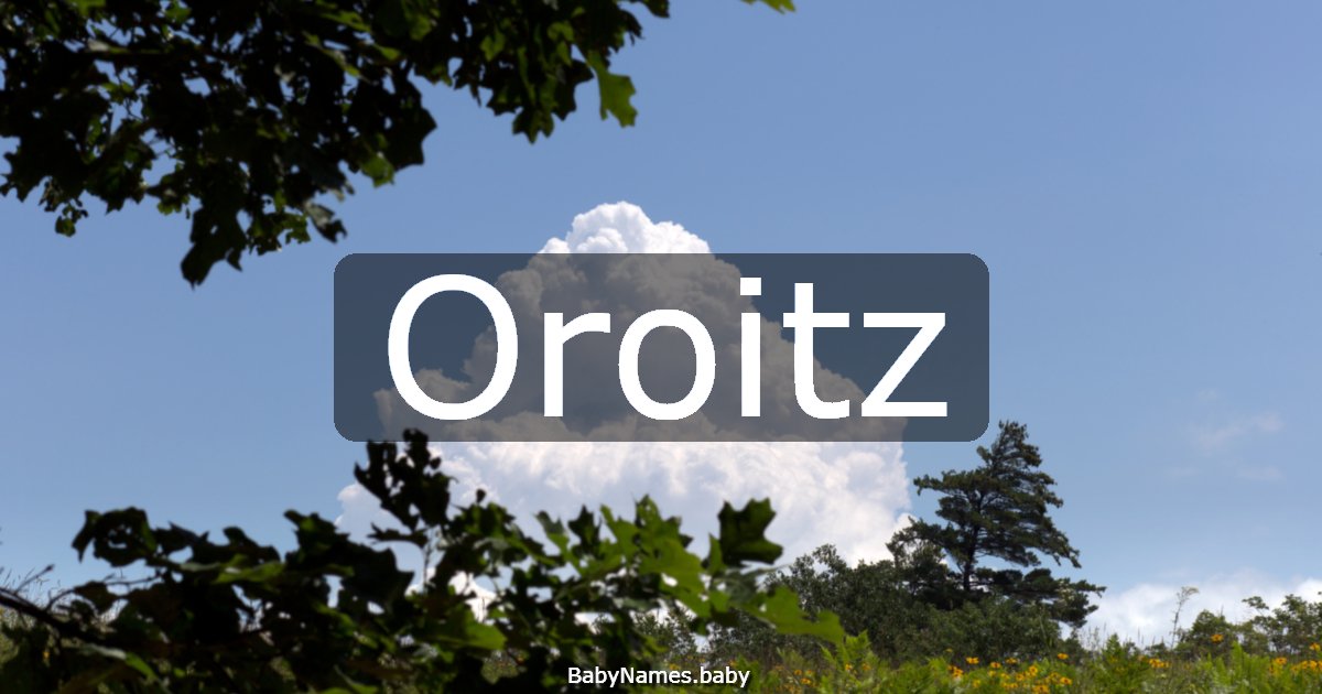 Oroitz