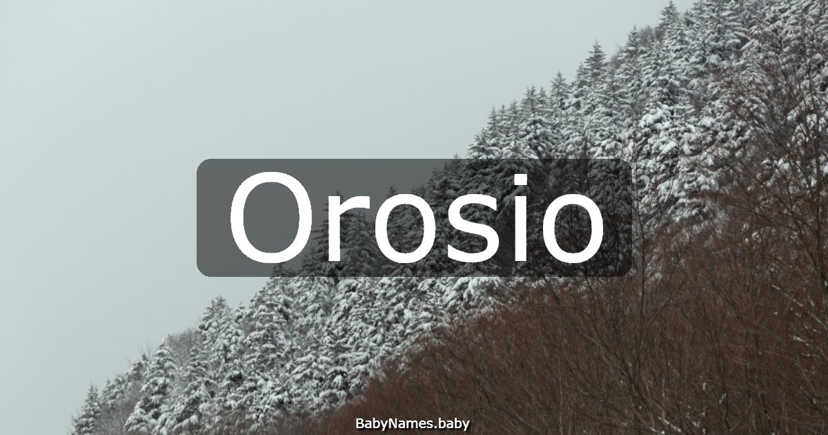 Orosio