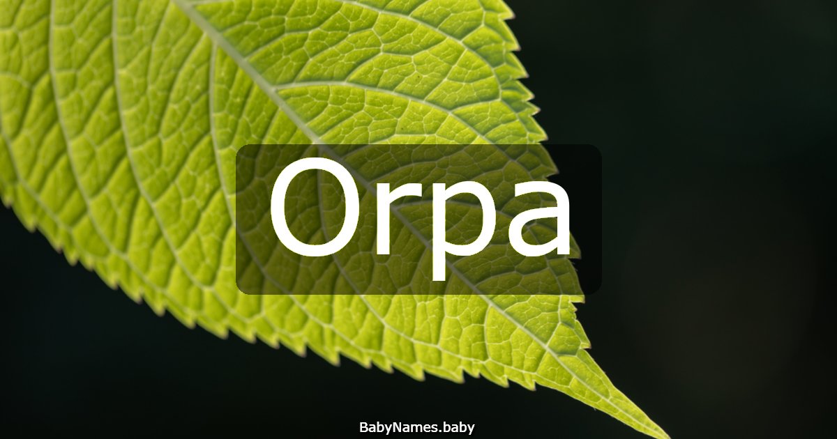 Orpa