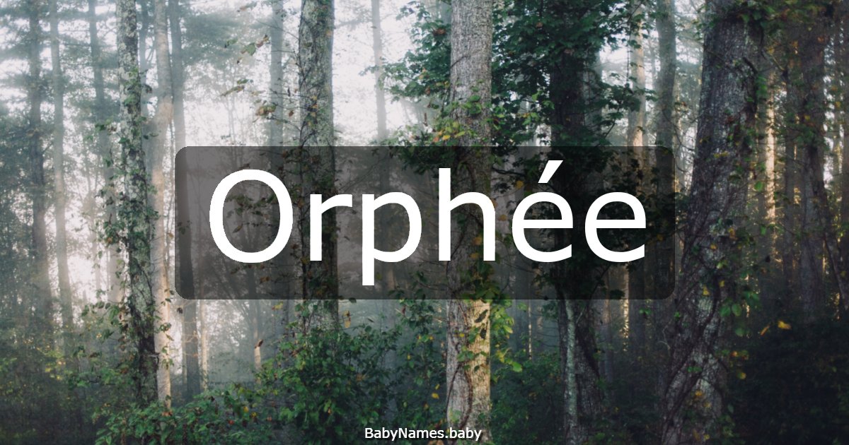 Orphée