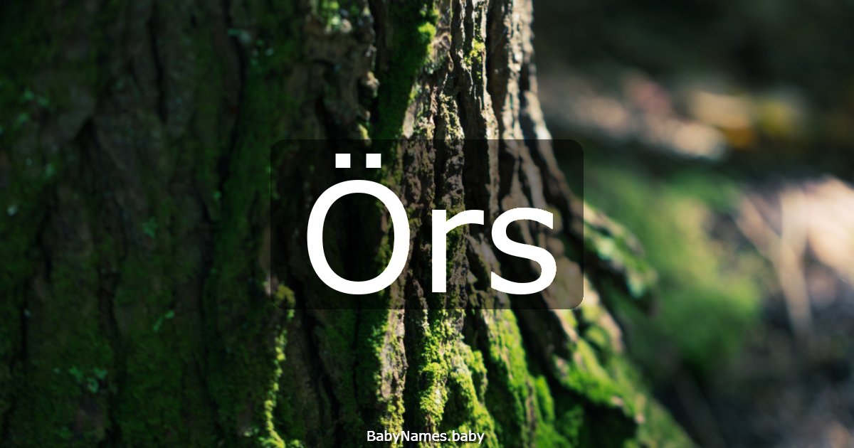 Örs