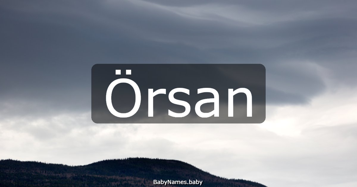 Örsan