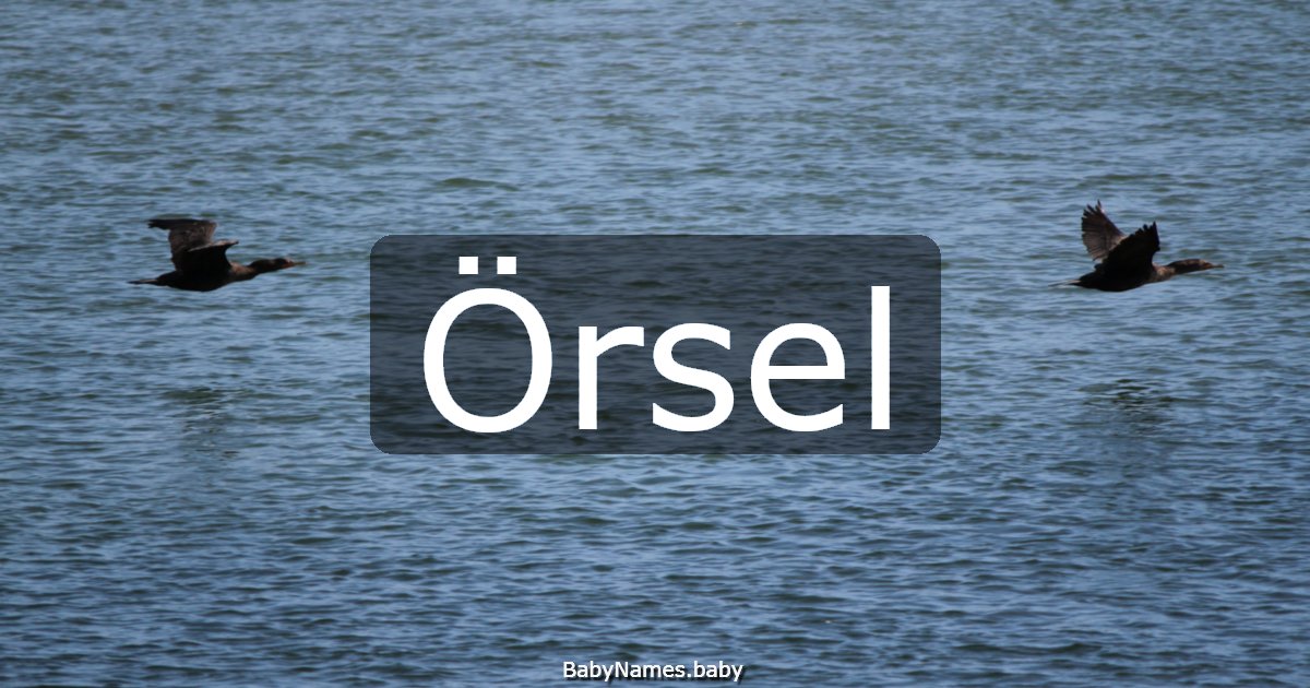 Örsel
