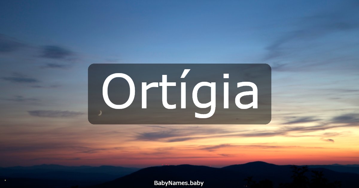 Ortígia