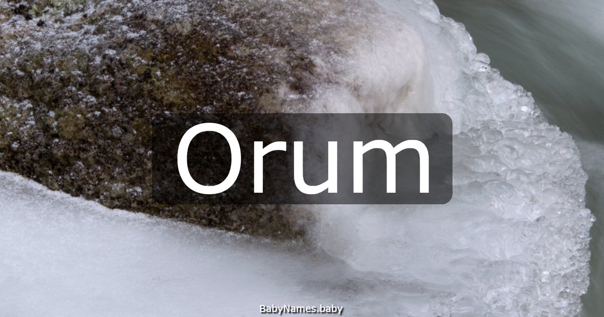 Orum