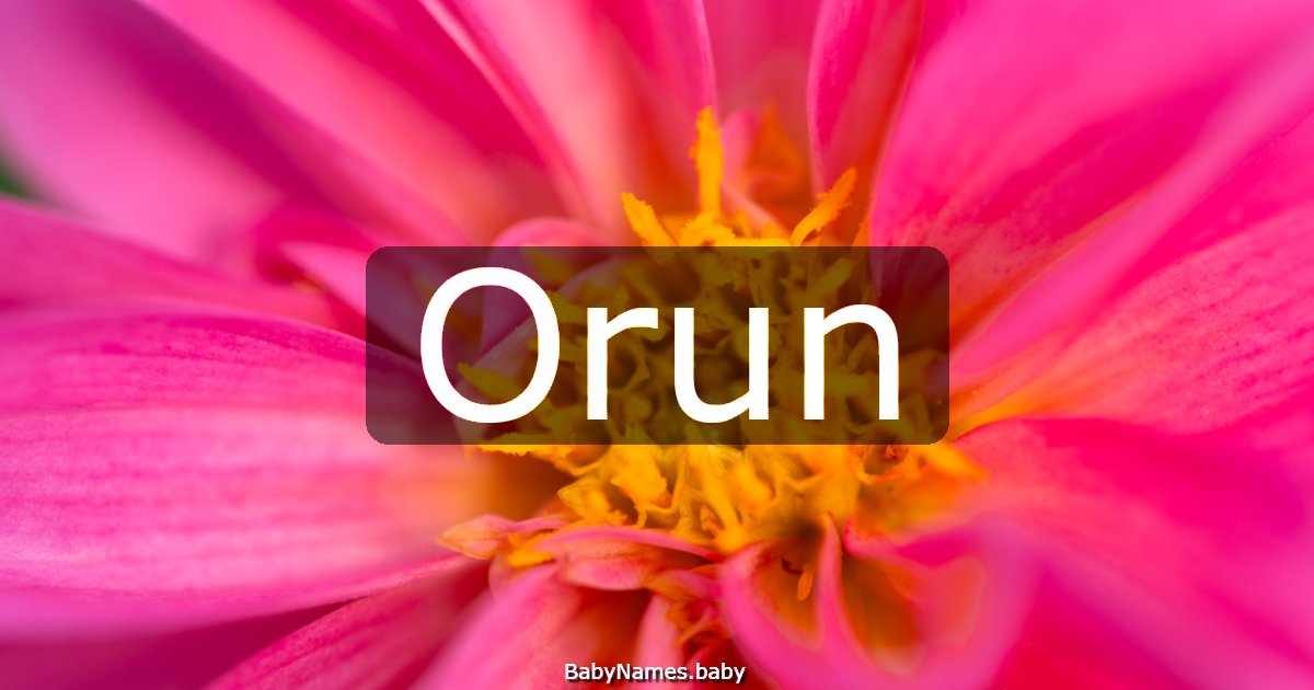 Orun