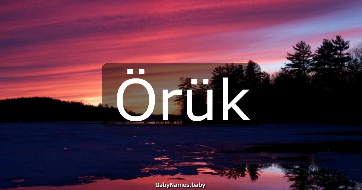 Örük