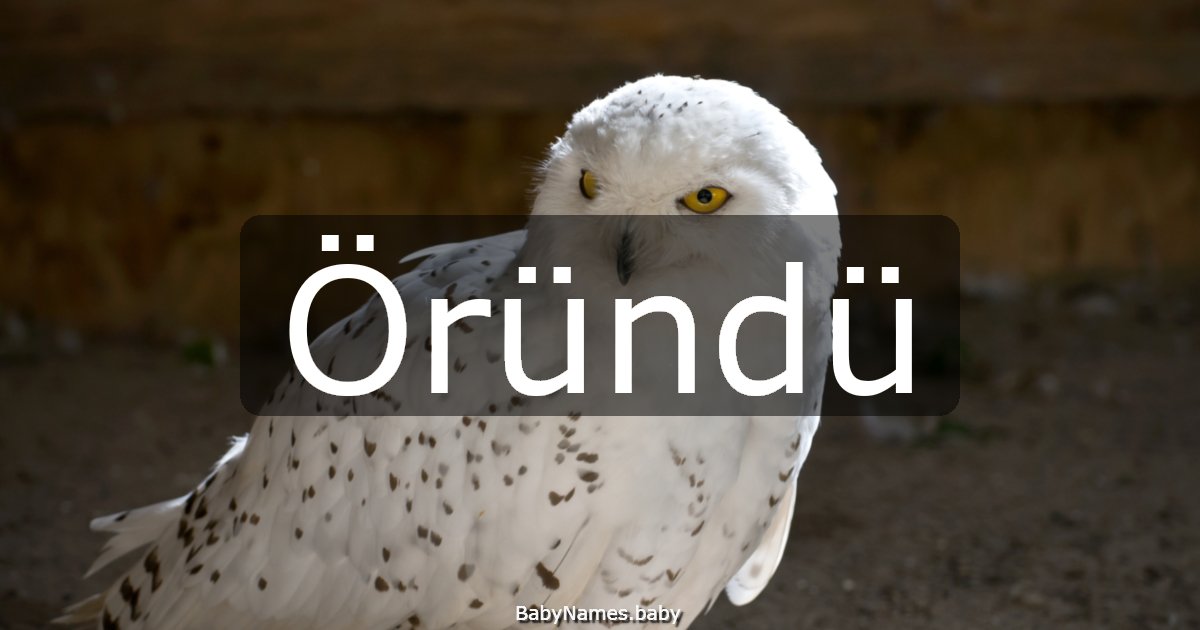 Öründü
