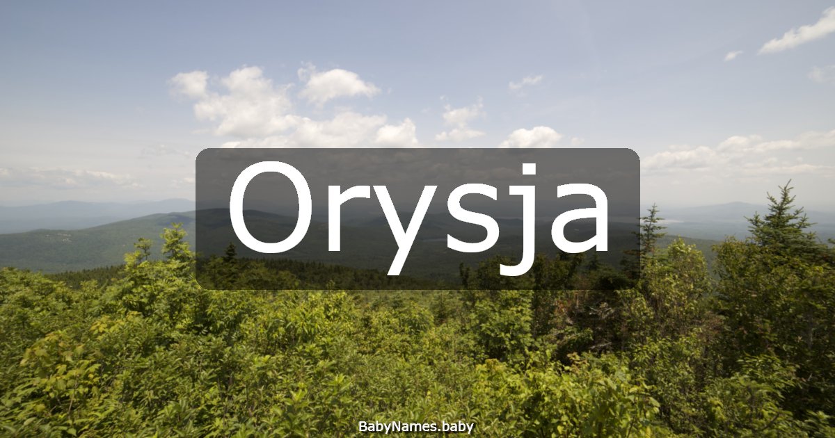Orysja
