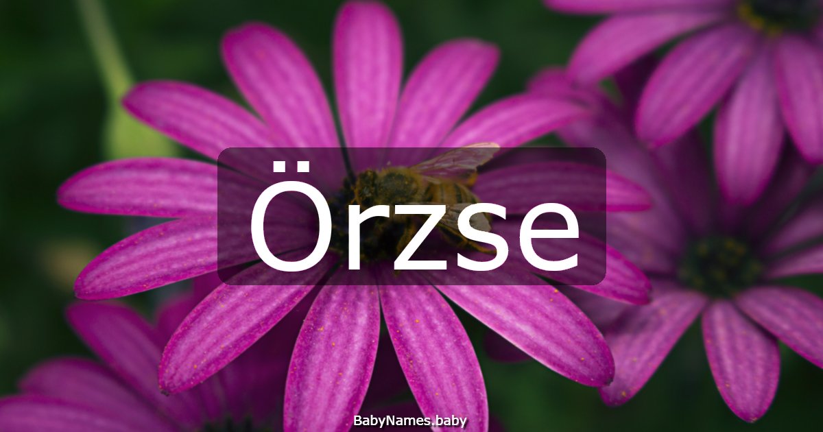Örzse