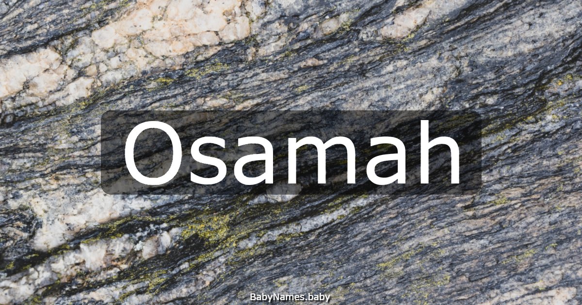 Osamah