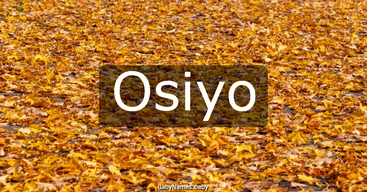 Osiyo