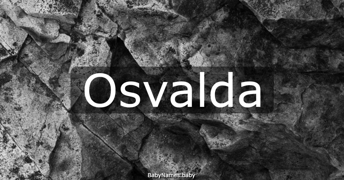 Osvalda
