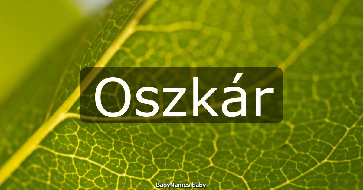 Oszkár
