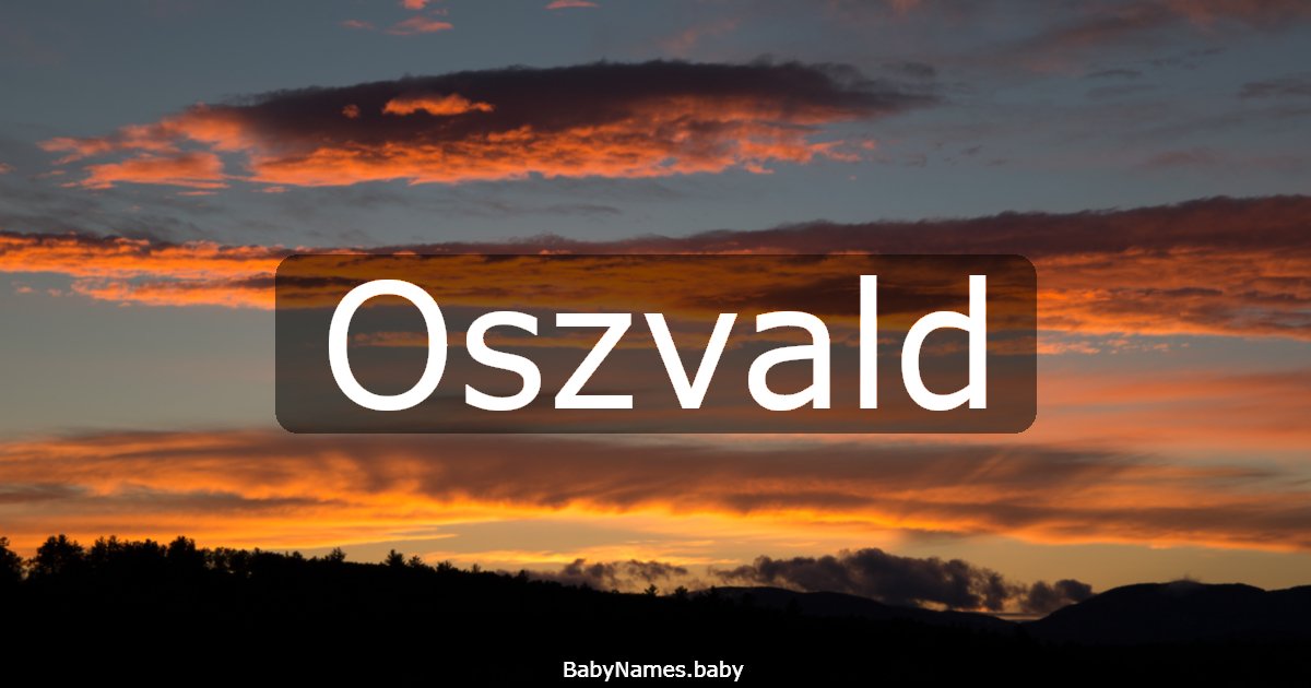 Oszvald