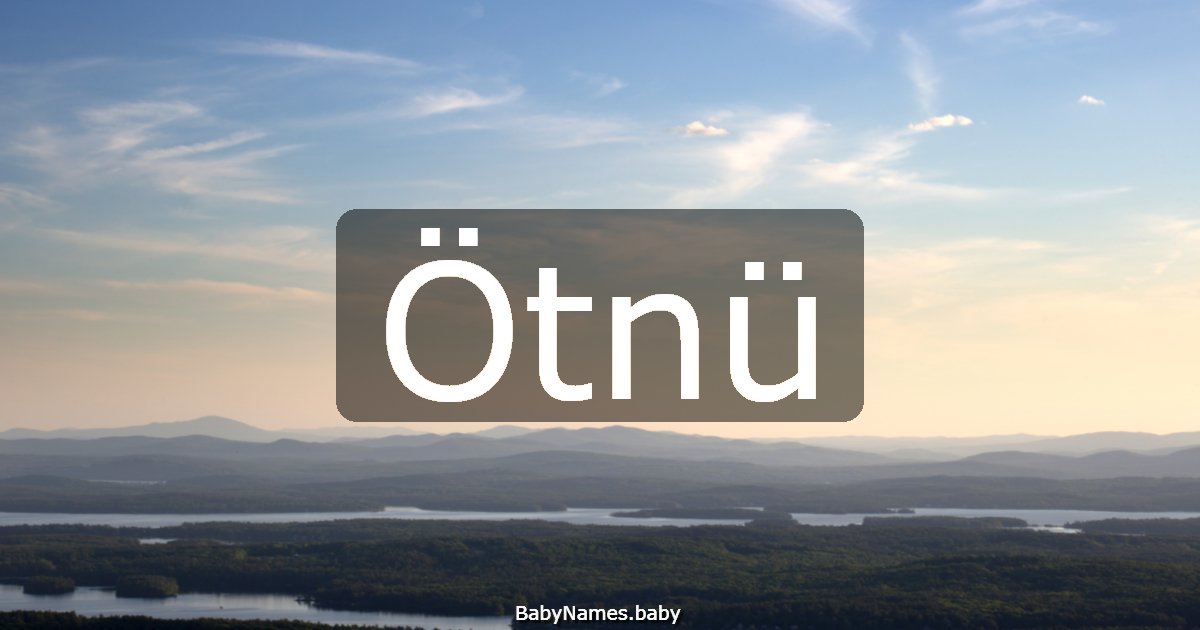 Ötnü