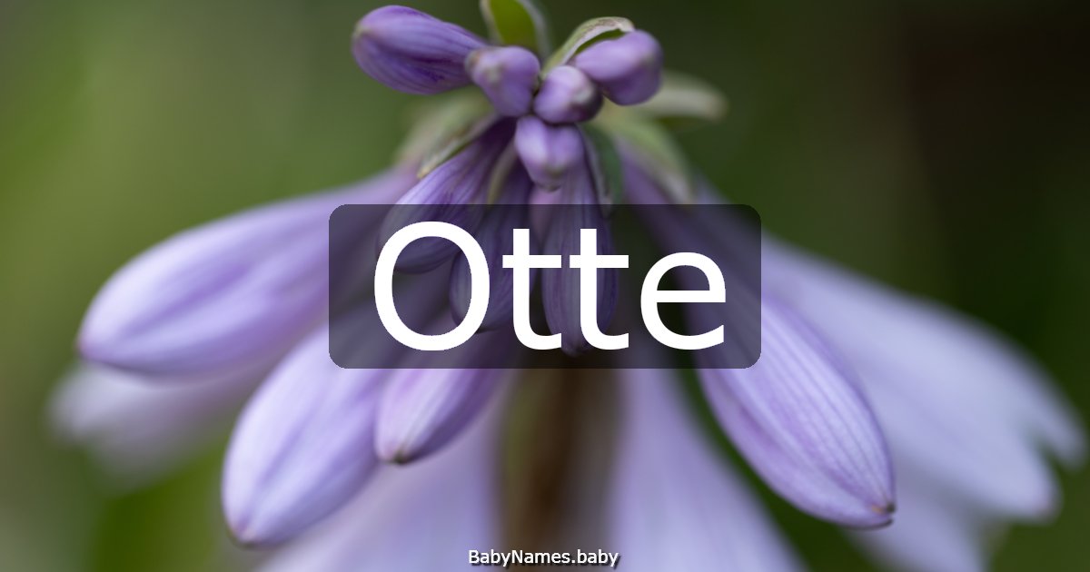 Otte