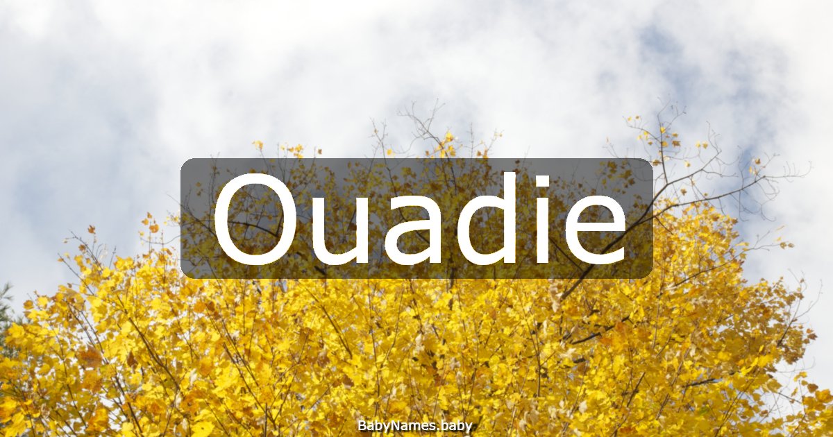 Ouadie