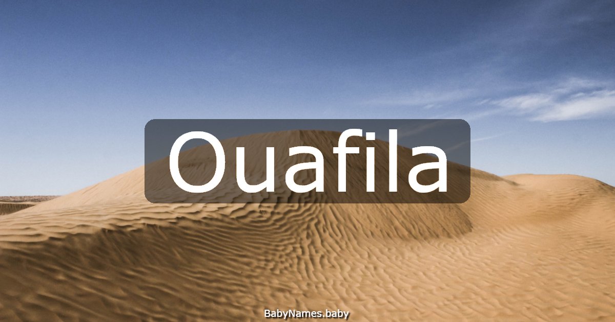 Ouafila