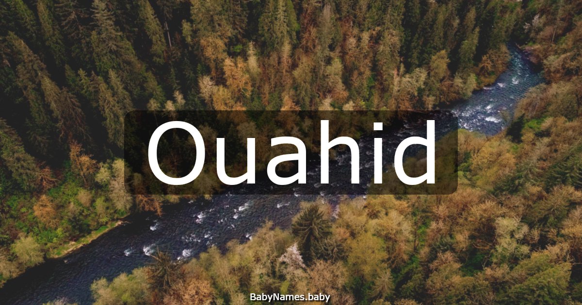 Ouahid