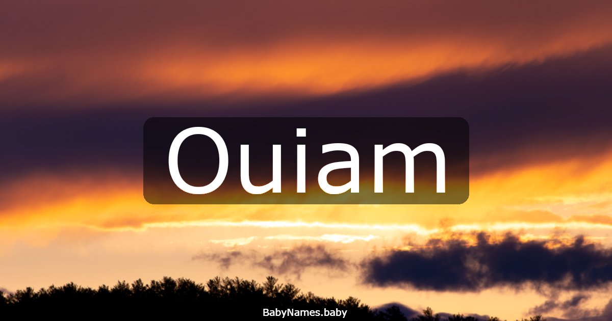 Ouiam