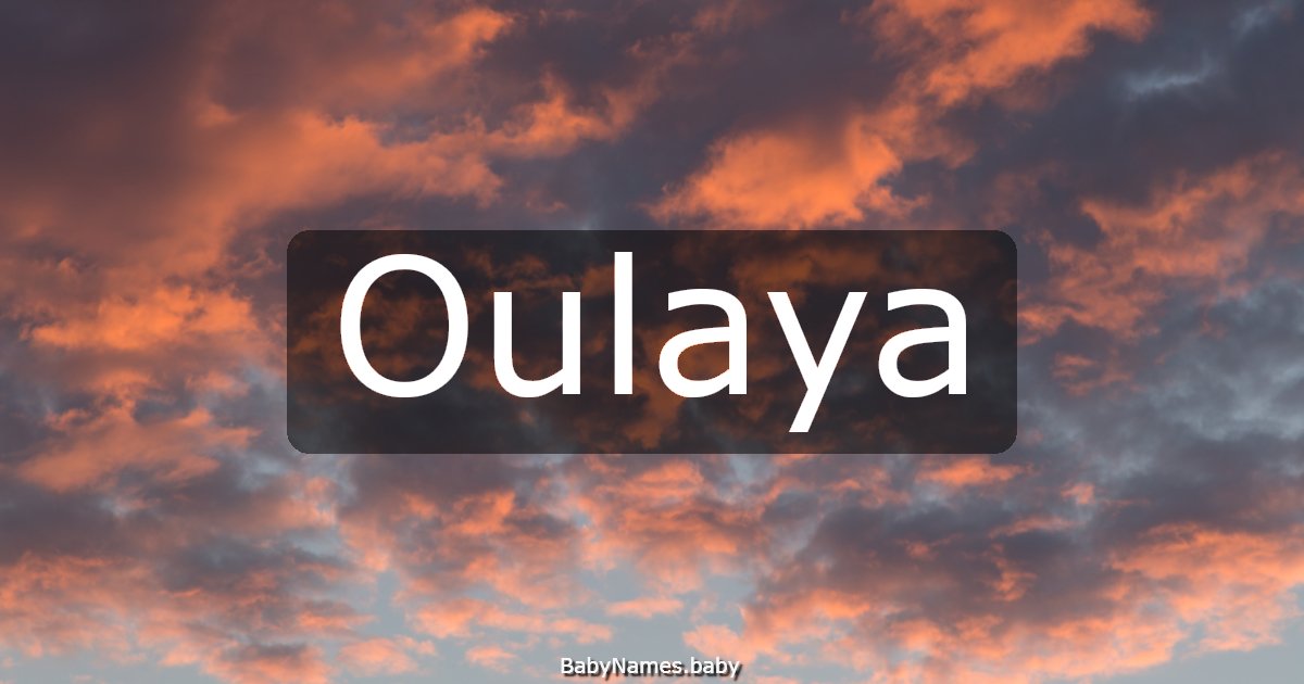 Oulaya