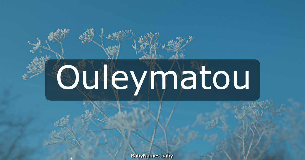 Ouleymatou