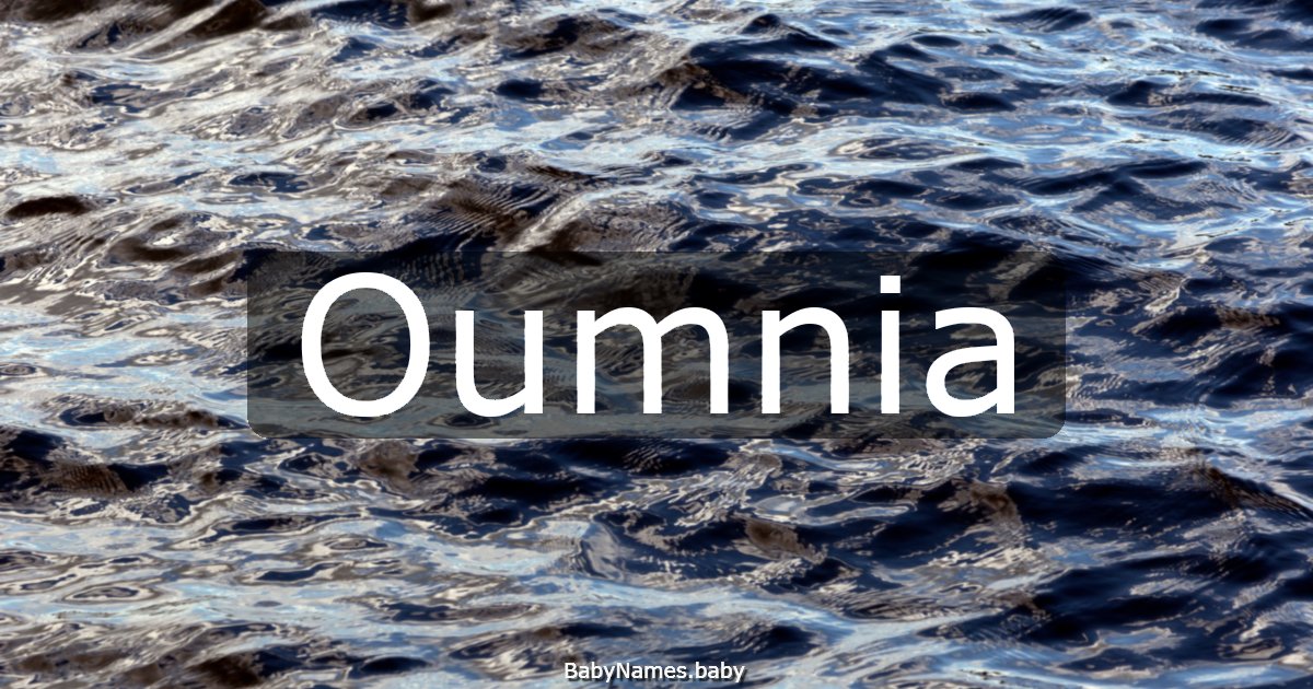Oumnia