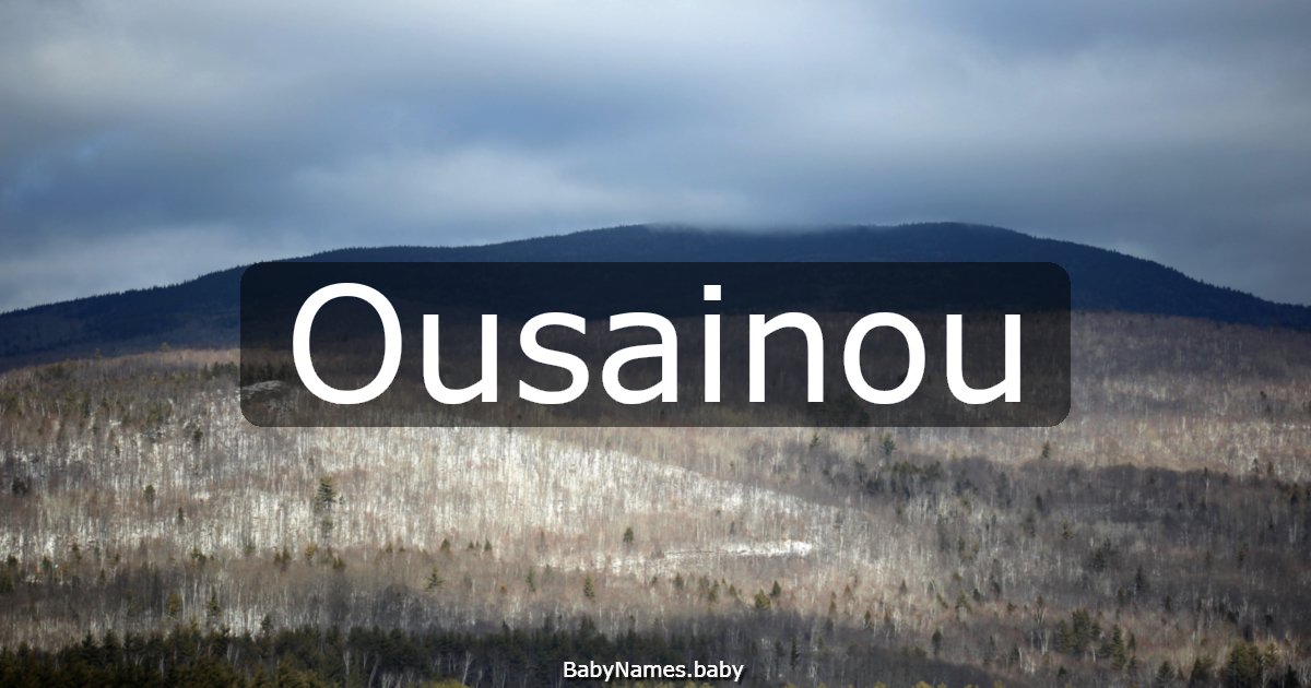 Ousainou