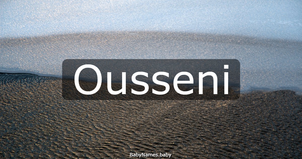 Ousseni