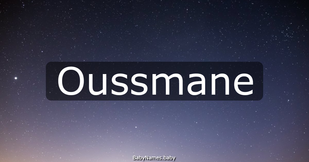 Oussmane