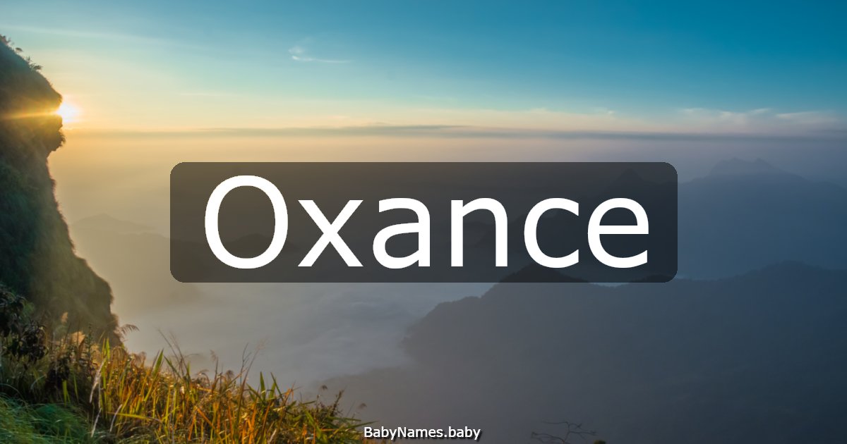 Oxance