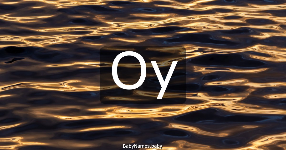 Oy