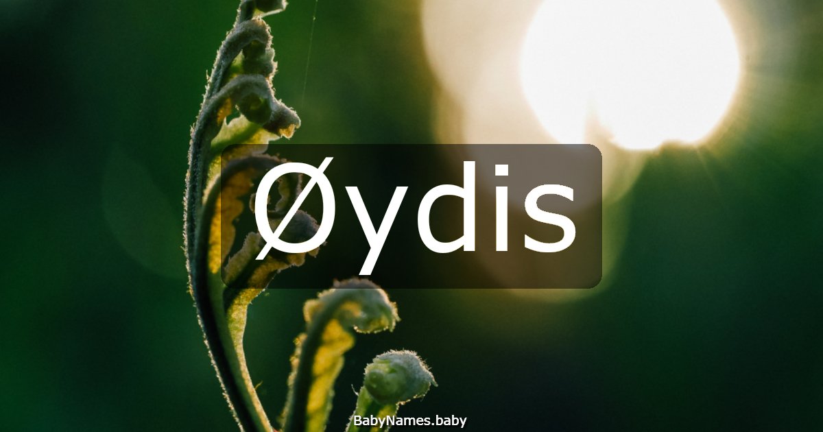 Øydis