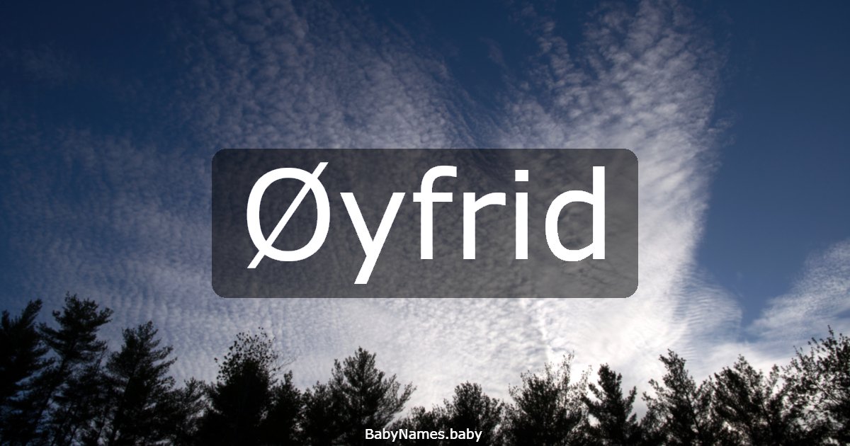 Øyfrid