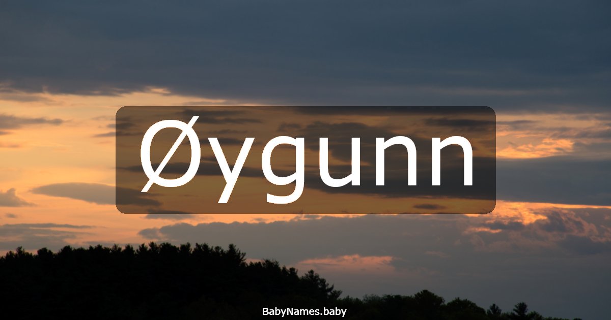Øygunn