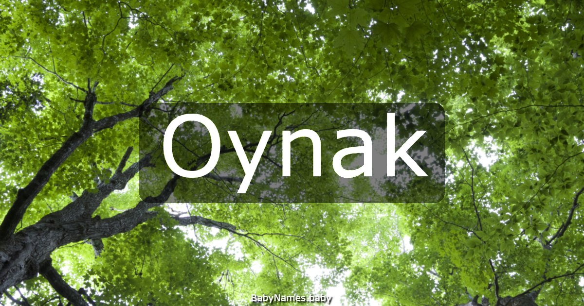 Oynak