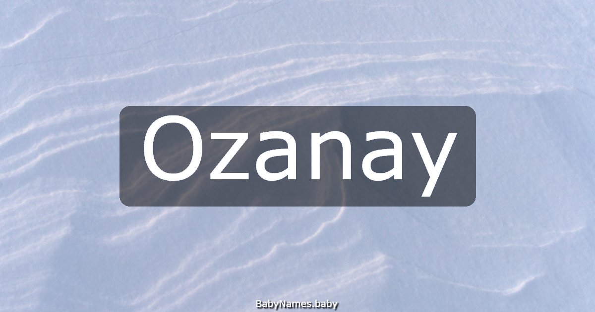 Ozanay