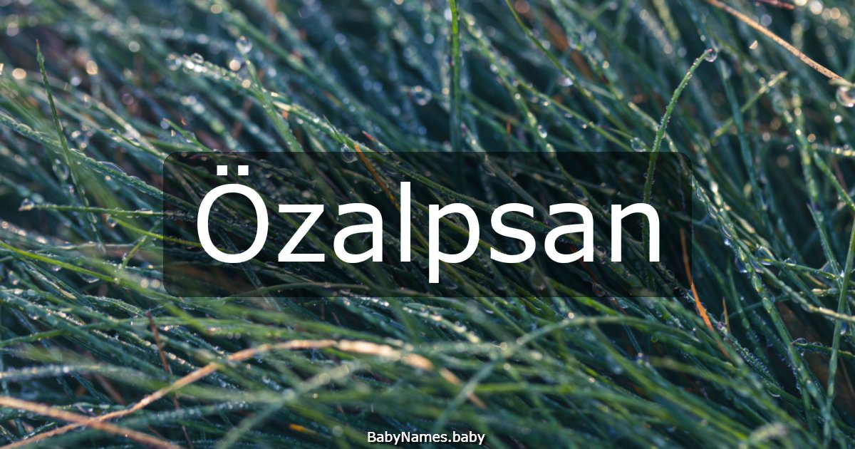 Özalpsan