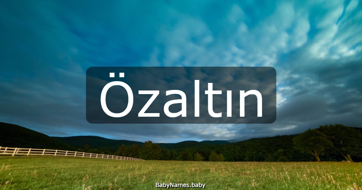Özaltın