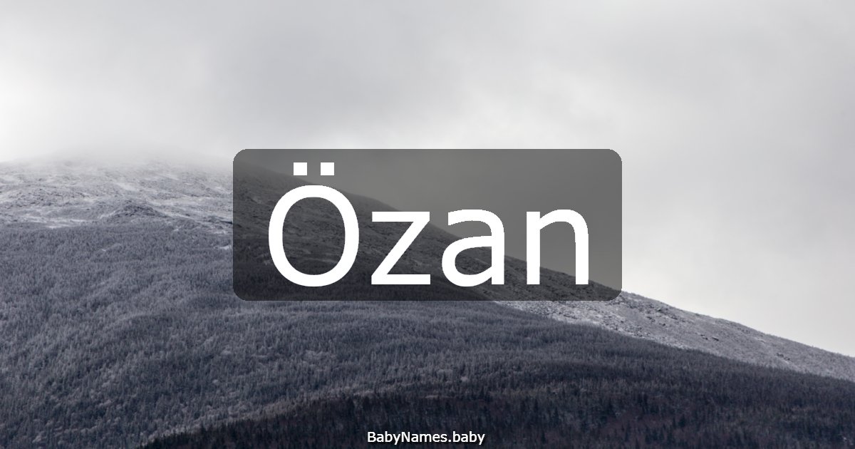 Özan