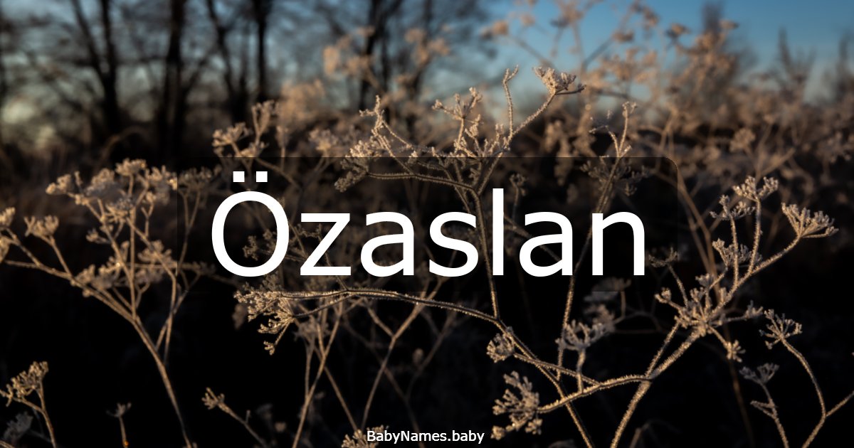Özaslan