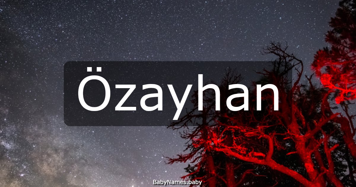 Özayhan