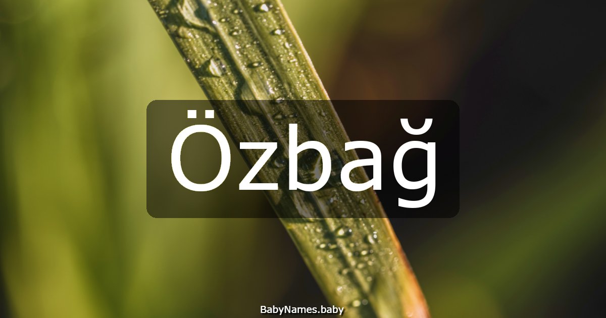 Özbağ