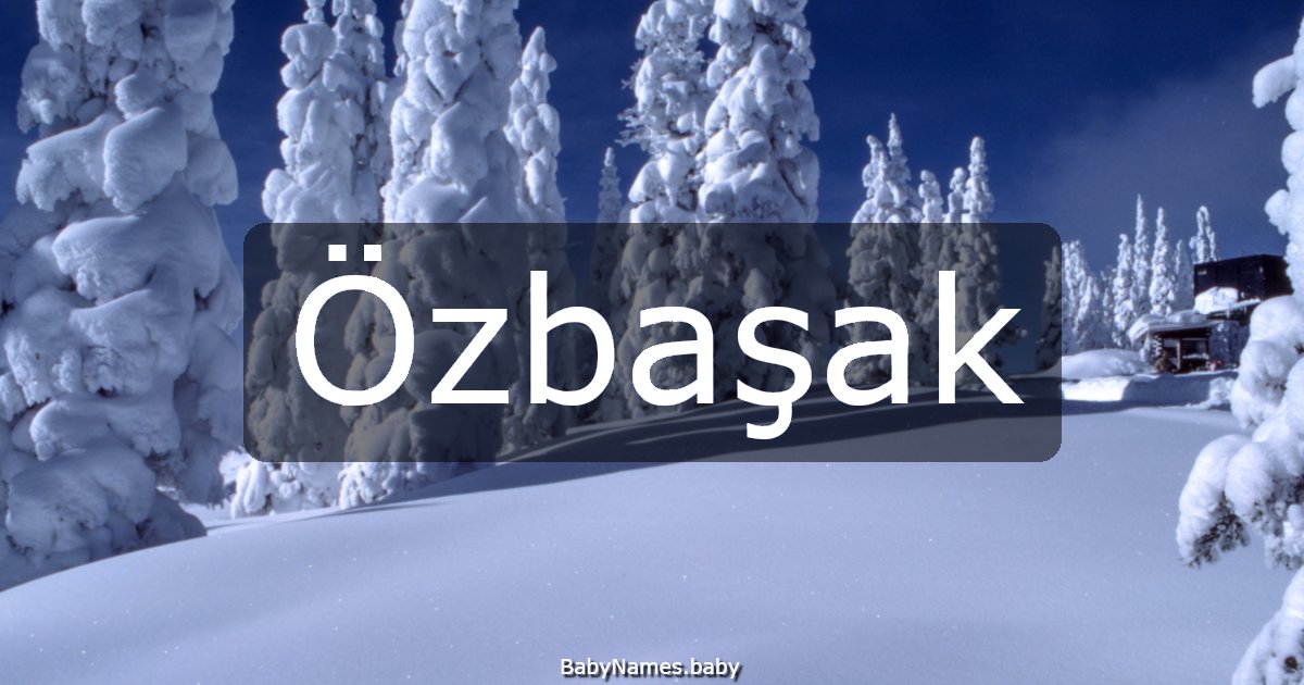 Özbaşak