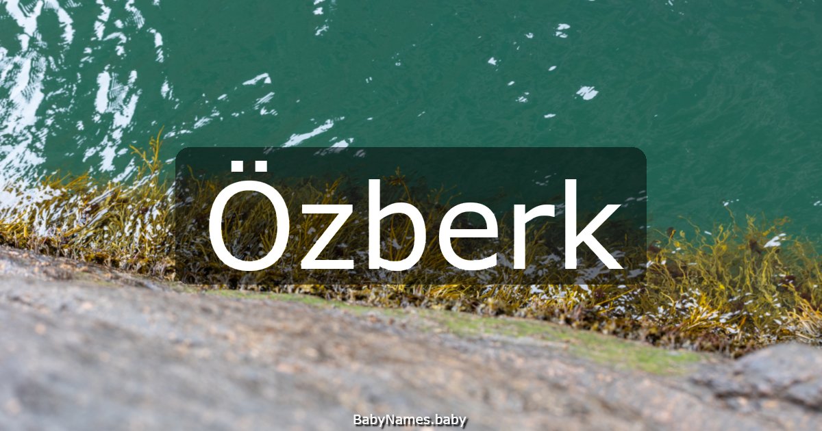 Özberk