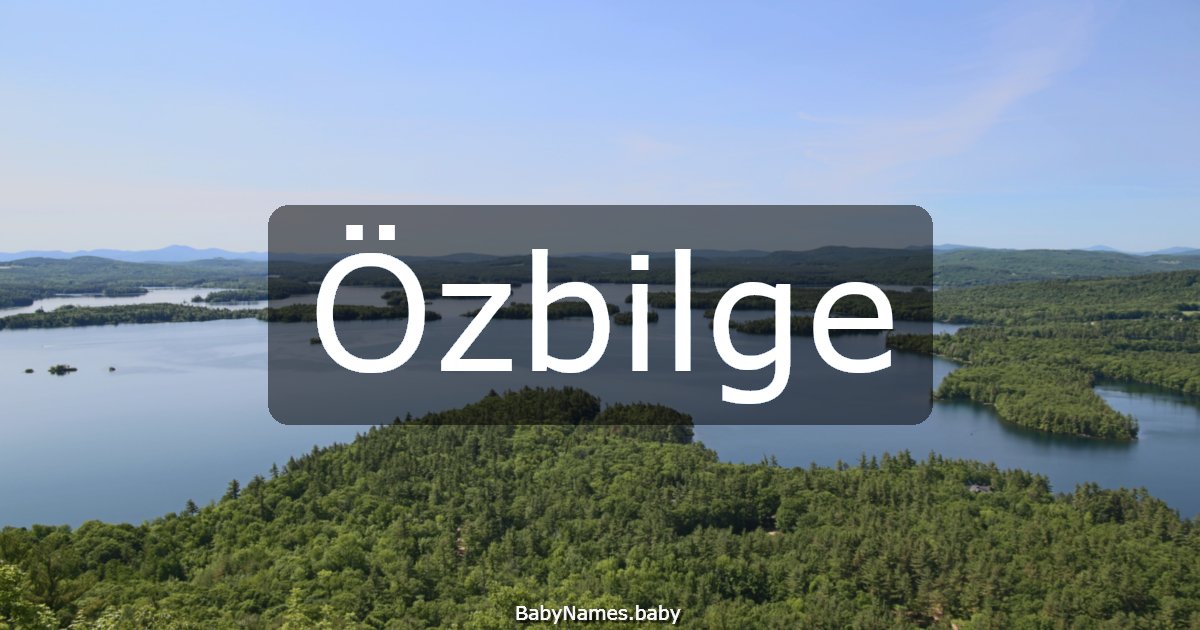 Özbilge