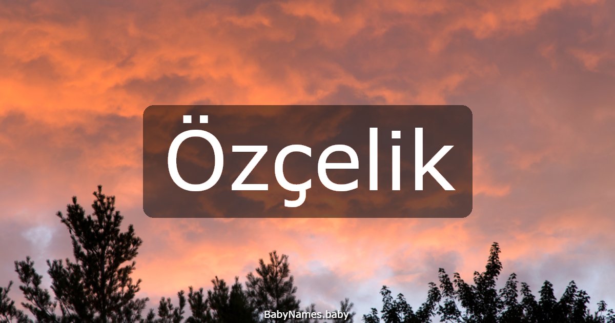 Özçelik